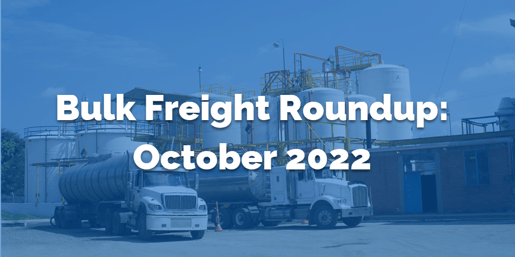Bulk Freight Roundup Oct 2022